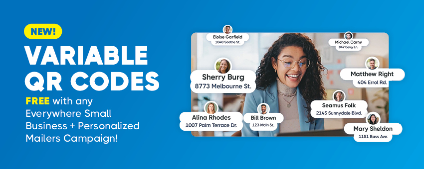 Variable QR Codes Are Free with a Personalized Mailer Marketing Program!