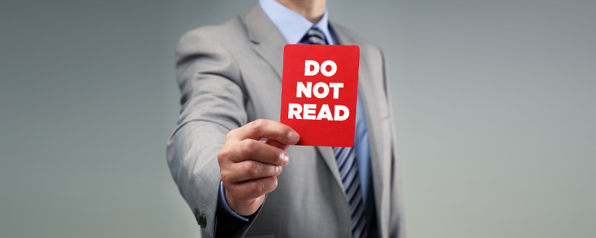 Don’t Read This if You’re Satisfied with the State of Your Business