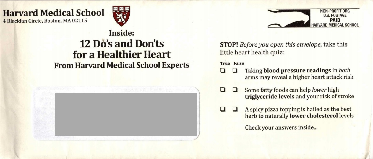harvard letter