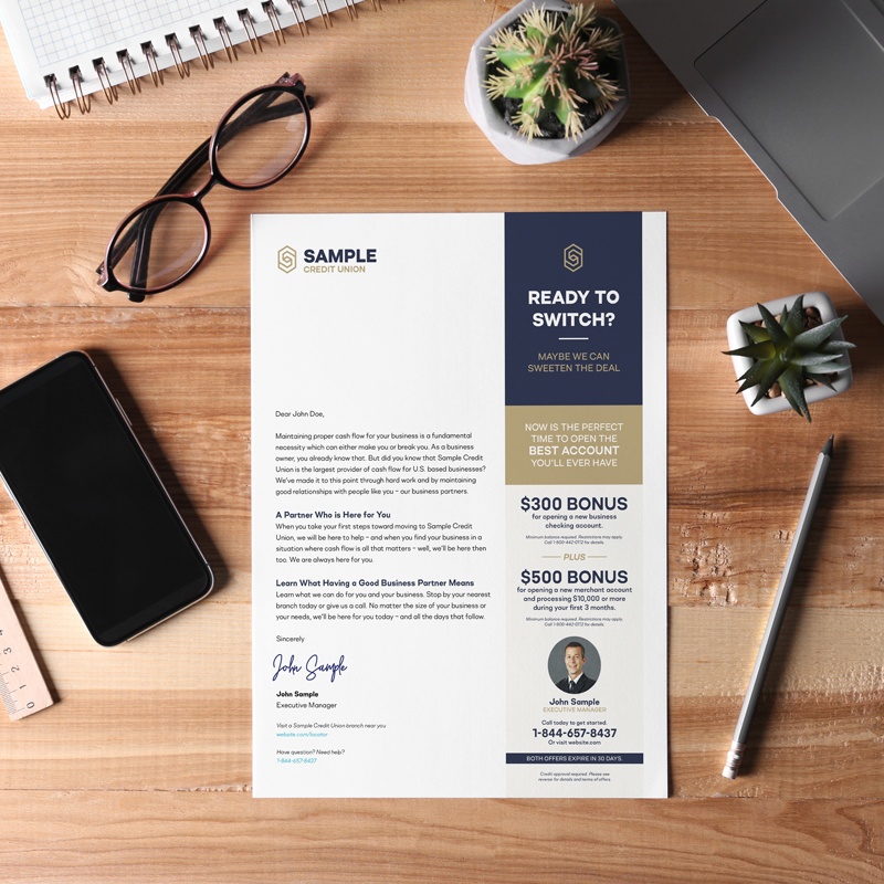 Financial Planning Marketing Letters & Invitations