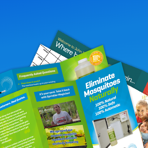 direct mail brochure example