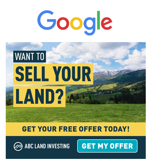 Everywhere Land Investing Targeted Google Ads